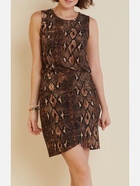 Sunday in Brooklyn Snake Print Dress